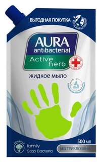 Жидкое мыло с антибактериальным эффектом Ромашка Aura