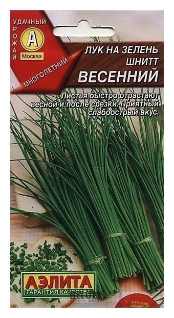 Семена Лук на зелень шнитт Весенний (стандарт) Агрофирма Аэлита Стандартные пакеты