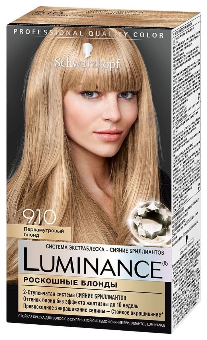 Тон 9.10 Перламутровый блонд  Schwarzkopf Professional