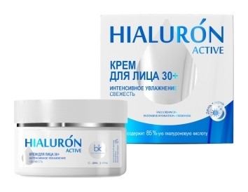 Крем для лица 30+ Интенсивное увлажнение Свежесть Belkosmex Hialuron Active
