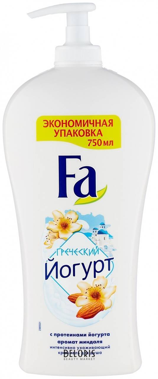Крем-гель для душа с ароматом миндаля Греческий йогурт FA Греческий йогурт