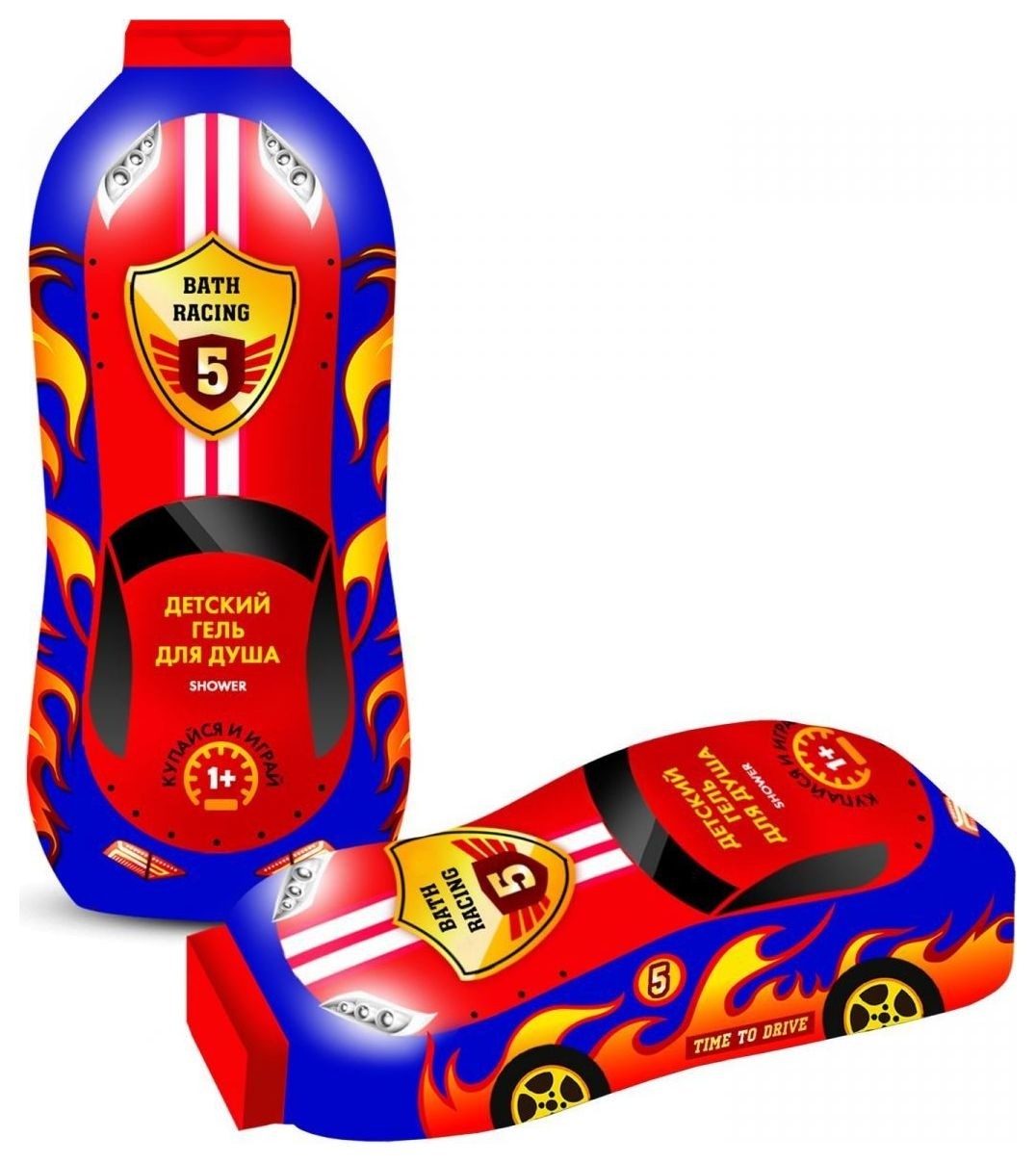 Детский гель для душа Bath Racing Гонки