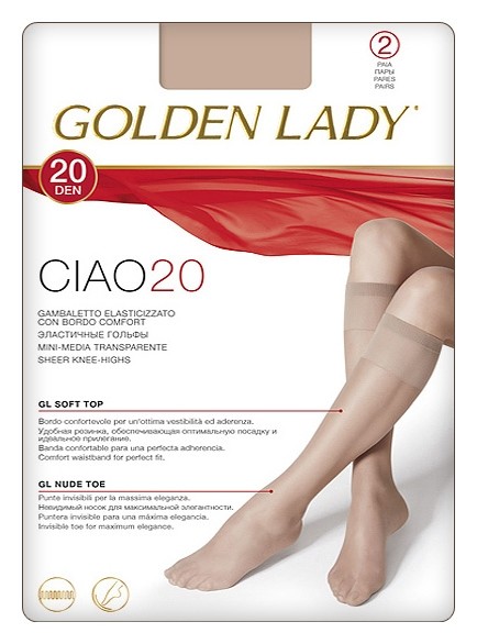Гольфы Ciao 20 Den  Golden Lady
