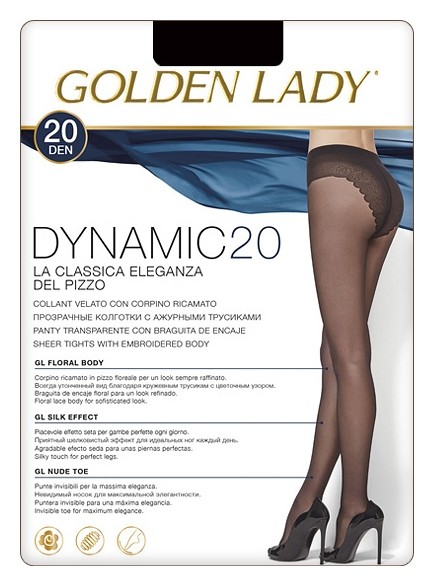 Колготки Dinamic 20 Den  Golden Lady