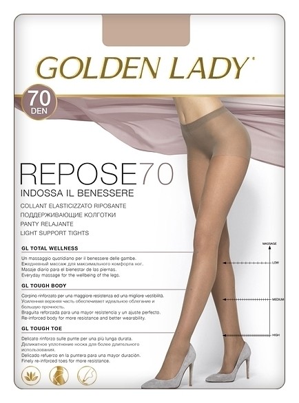 Колготки Repose 70 Den  Golden Lady