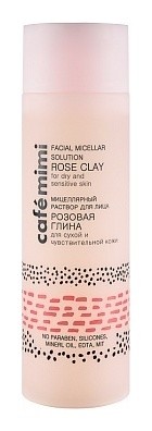 

Мицеллярный раствор для лица Розовая глина