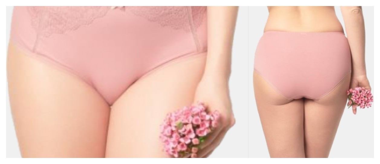 Трусы-слипы высокой посадки Charlotte EC0804  LUI et ELLE