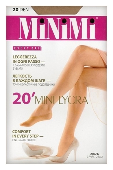 Подследники Mini Lycra 20 Den  MiNiMi