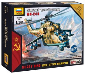 Модель для сборки Советский ударный вертолет Ми-24В Звезда