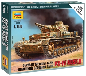 Сборная модель Немецкий средний танк Т-IV Звезда