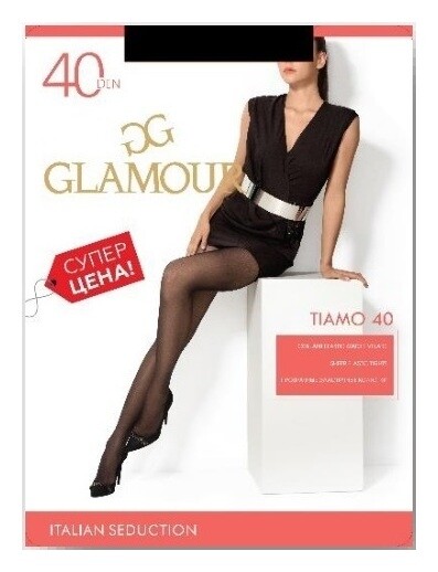 Колготки классика Tiamo 40 Den  Glamour
