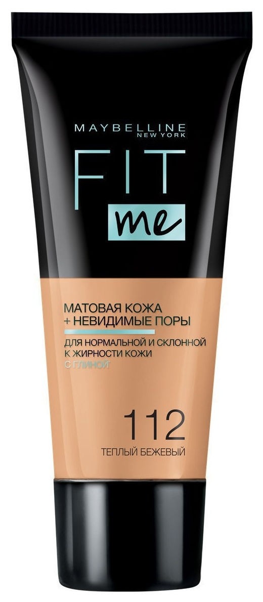 Тон 112 Теплый бежевый  Maybelline New York