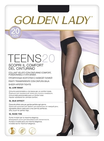 Колготки Teens 20 Den  Golden Lady