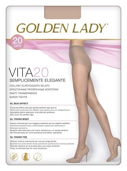 Колготки Vita 20 Den  Golden Lady