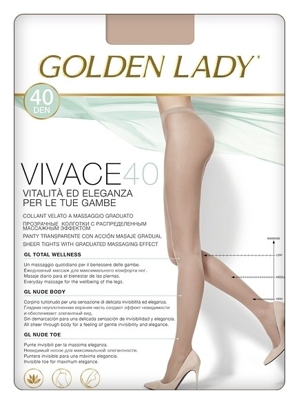 Колготки Vivace 40 Den  Golden Lady