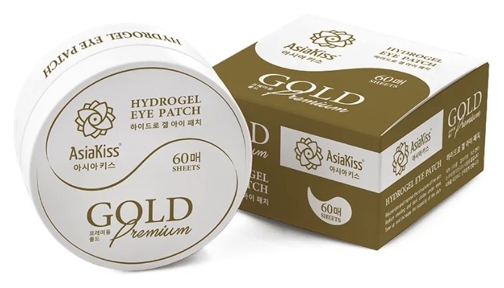 Патчи гидрогелевые для глаз Hydrogel Eye Patch Gold Premium AsiaKiss