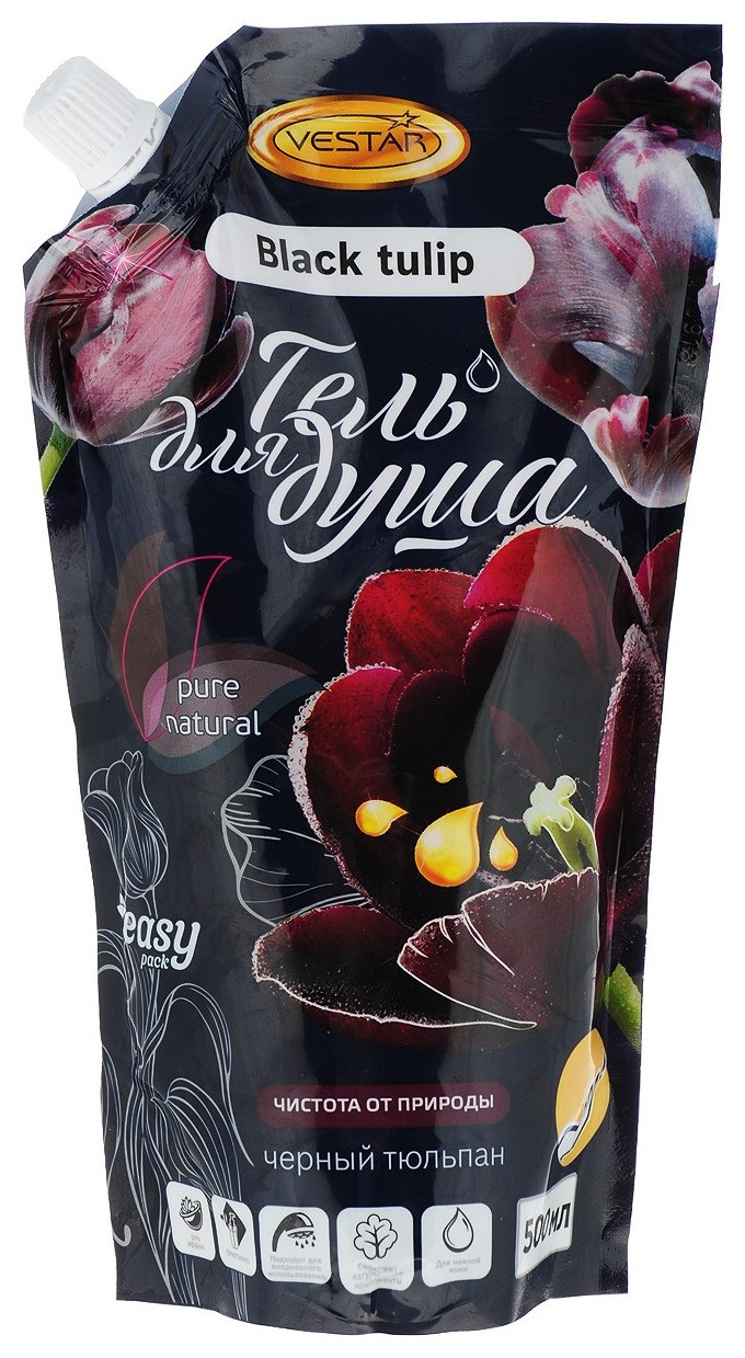 Гель для душа Черный тюльпан  Vestar