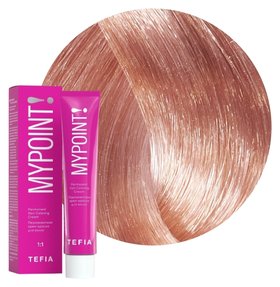 Тон 10.370 Экстра светлый блондин золотисто-фиолетовый для седых волос Tefia