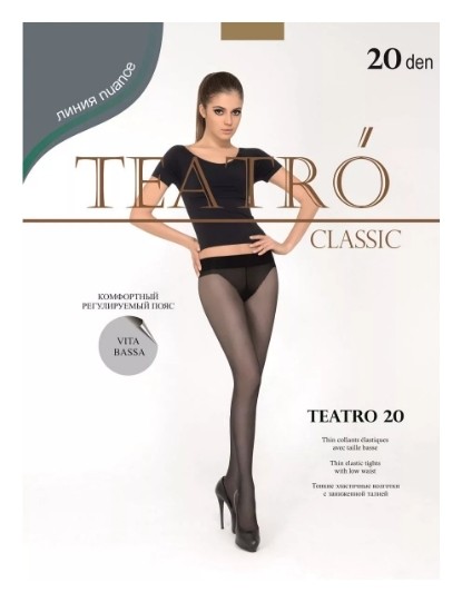 Колготки с заниженной талией Teatro 20 den Vita Bassa  Teatro