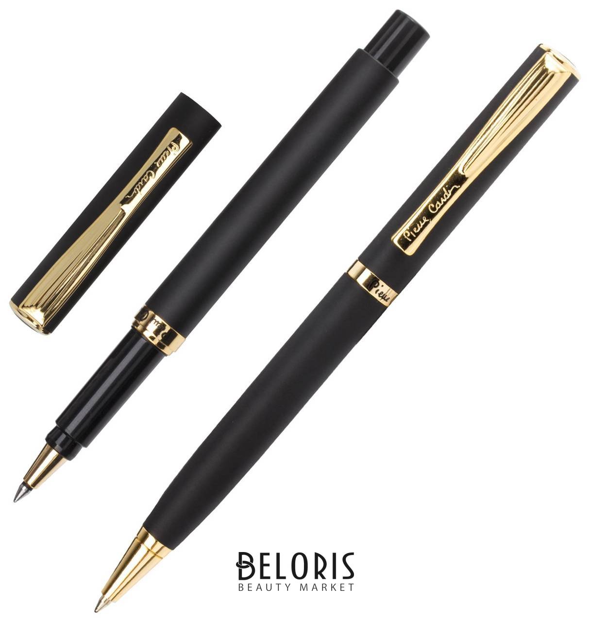 Набор Pen and Pen Шариковая ручка + ручка-роллер, цвет чернил синий Pierre cardin