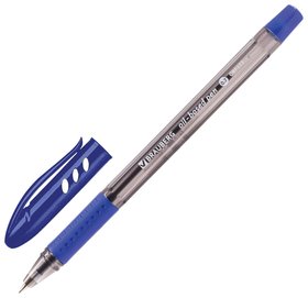 Ручка шариковая масляная Brauberg "Black Tone", синяя, корпус тонированный, узел 0,7 мм, линия письма 0,35 мм Brauberg