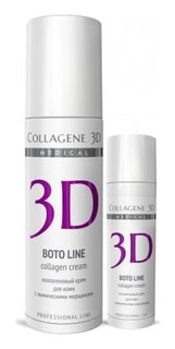 Крем для лица Boto Line с Syn®-ake комплексом, коррекция мимических морщин Medical Collagene 3D