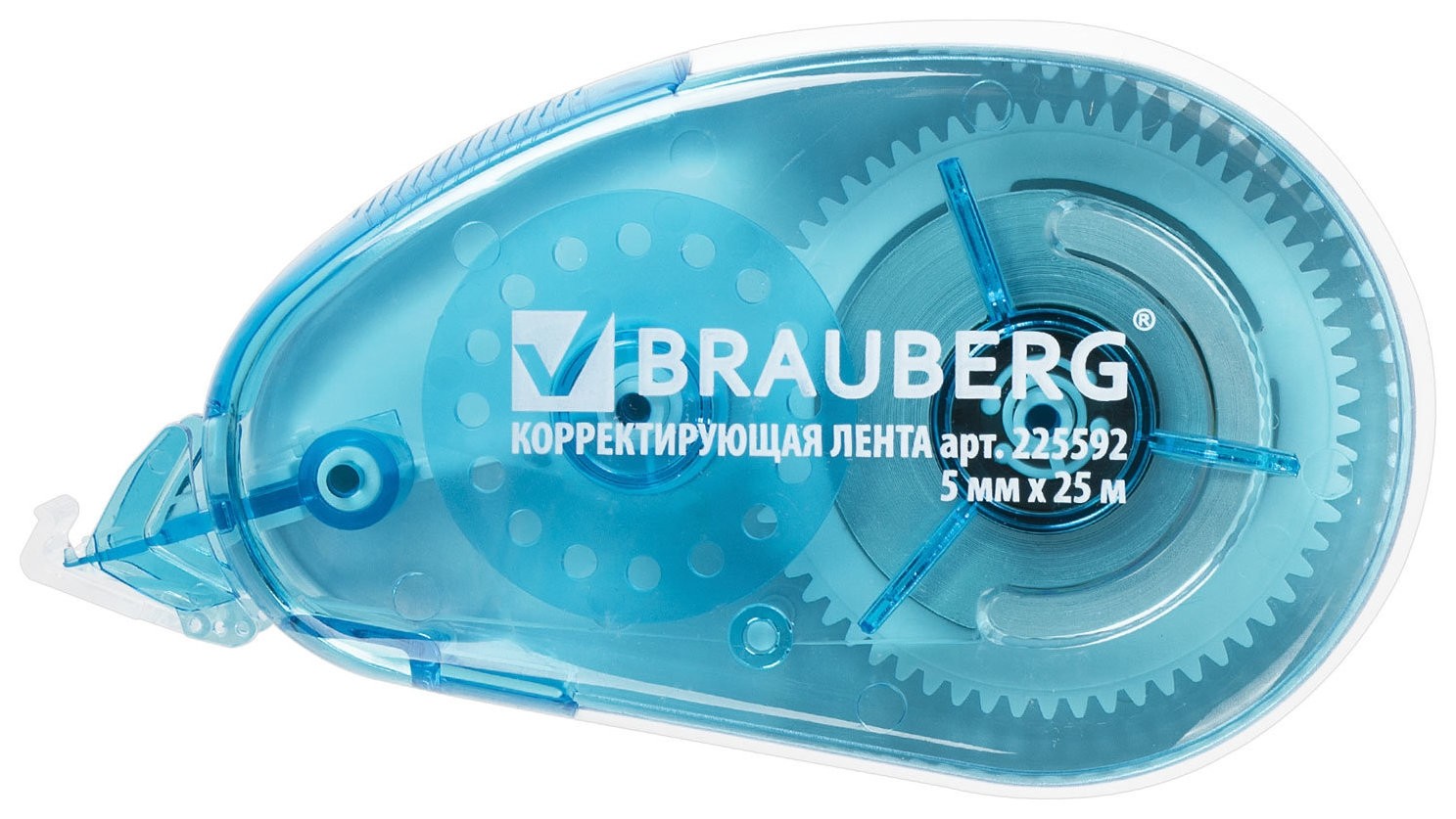 

Корректирующая лента Brauberg "Maxi", увеличенная длина 5 мм х 25 м, белый/синий корпус, блистер