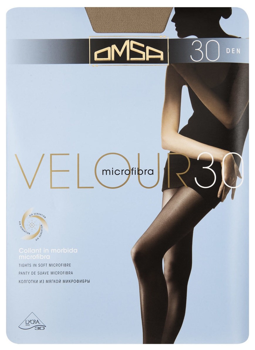 Колготки женские Velour 30 Den Omsa