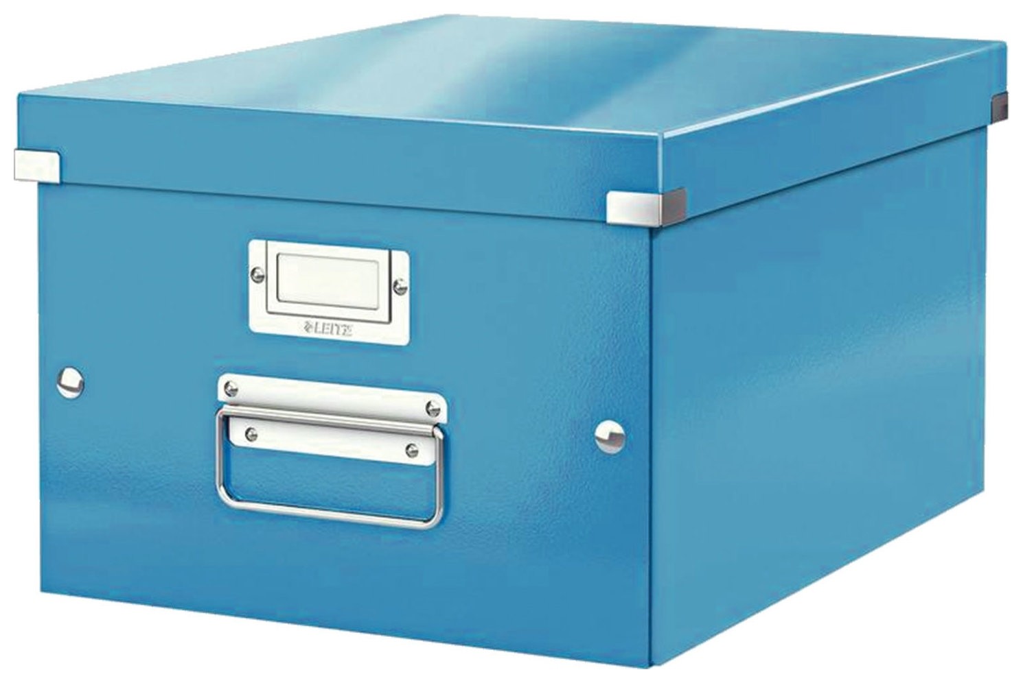 

Короб архивный Leitz "Click & Store" M, 200х280х370 мм, ламинированный картон, разборный, синий