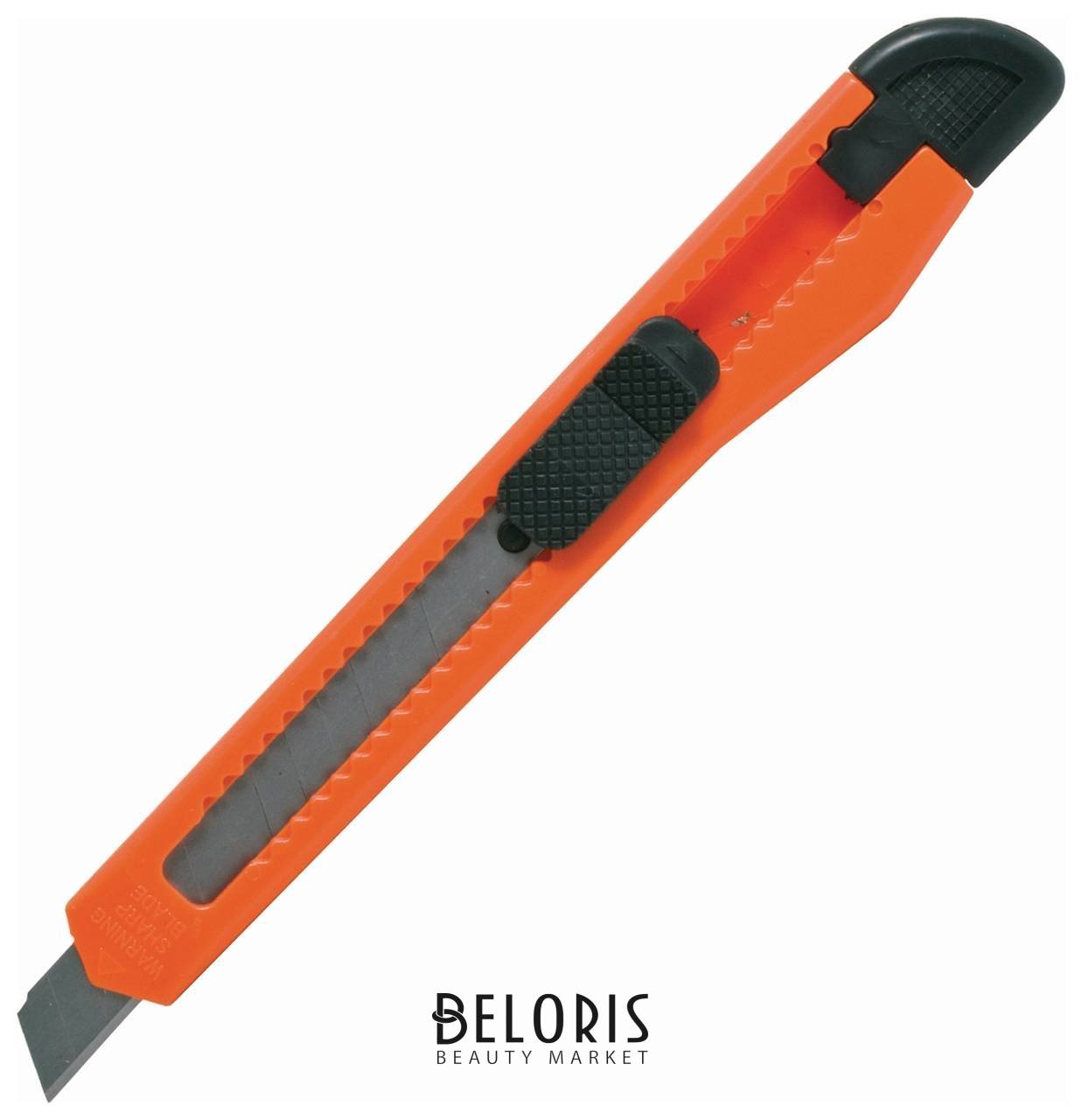 Нож канцелярский 9 мм Staff, фиксатор, цвет корпуса ассорти, упаковка с европодвесом Staff