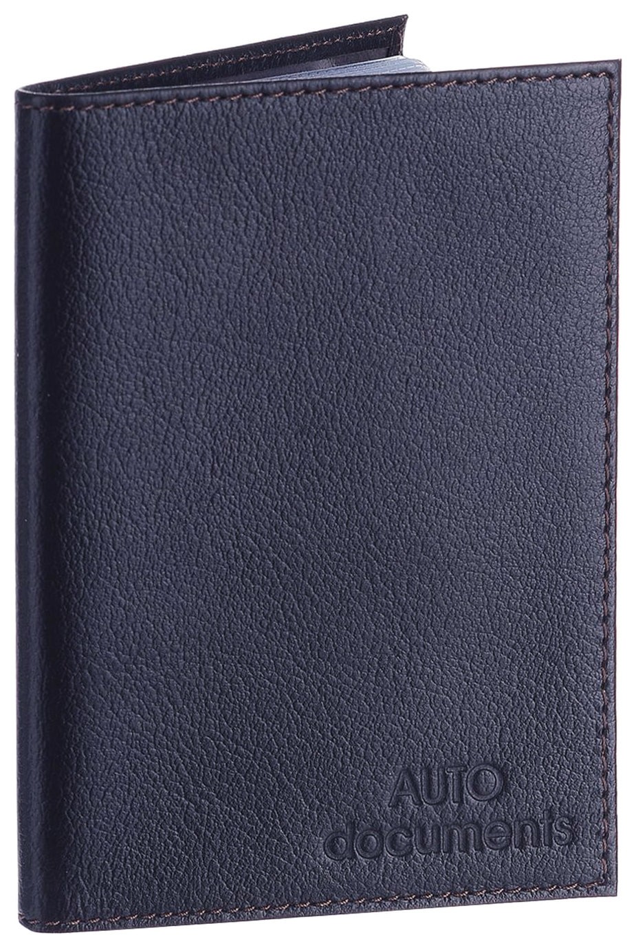 

Бумажник водителя Befler "Грейд", натуральная кожа, тиснение, 6 пластиковых карманов, синий