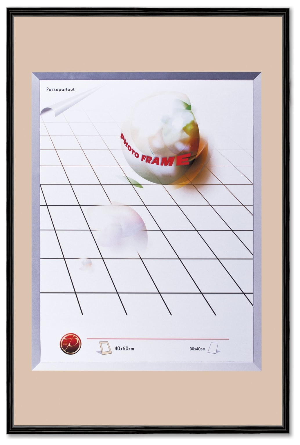 

Рамка бизнес-класса , пластик, багет 9 мм, черная