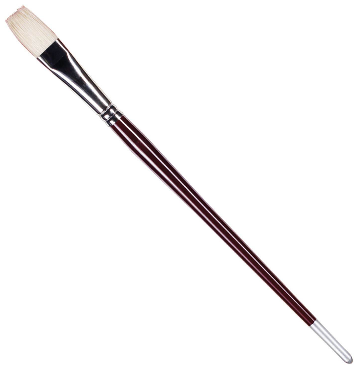 

Кисть художественная Koh-i-noor щетина, плоская, №10, длинная ручка, блистер