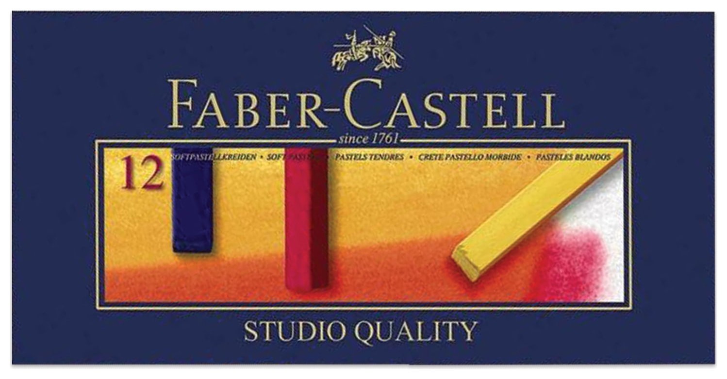 

Пастель сухая художественная Faber-castell "Soft Pastels", 12 цветов, квадратное сечение, Микс