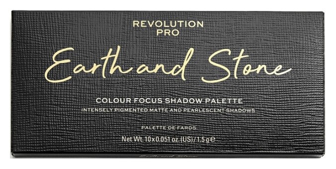 Тени для век Earth And Stone Shadow Palette  Revolution PRO