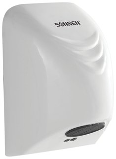 Сушилка для рук SONNEN HD-988, 850 Вт, пластиковый корпус, белая Sonnen