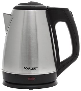 Чайник SCARLETT SC-EK21S25, 1,5 л, 1350 Вт, закрытый нагревательный элемент, сталь  Scarlett