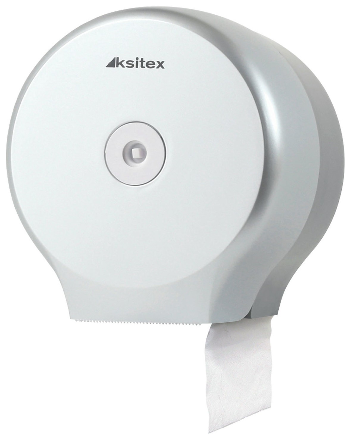 Диспенсер для туалетной бумаги KSITEX (Система Т4), в стандартных рулонах, серебристый