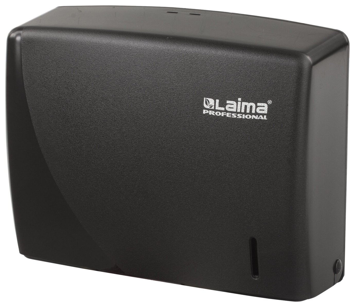 Диспенсер для полотенец LAIMA PROFESSIONAL ORIGINAL (Система H2), Interfold, черный, ABS-пластик