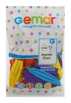 Шары воздушные 18" (45 см) Панч-болл: шар-игрушка с резинкой 12 пастельных цветов Веселая затея