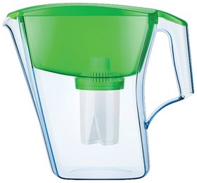 Кувшин-фильтр для очистки воды АКВАФОР "Лайн", 2,8 л, со сменной кассетой, зеленый  Аквафор