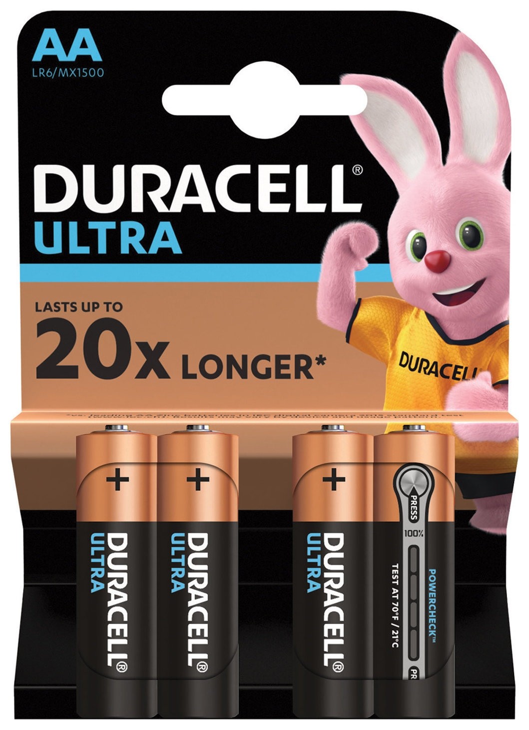 

Батарейки DURACELL Ultra Power, AA (LR06, 15А), алкалиновые, комплект 4 шт., в блистере