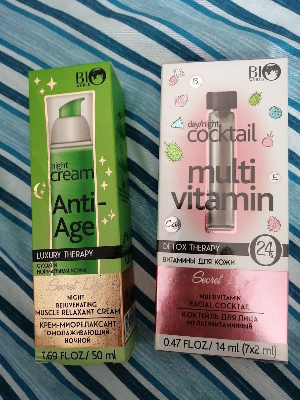 Отзыв на товар: Крем-эффект омолаживающий. Bio World.