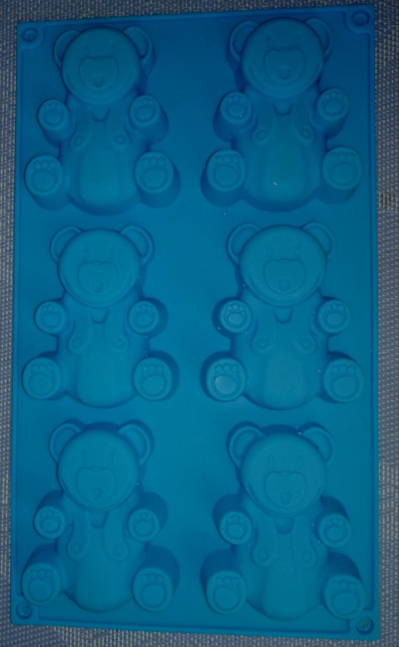 Отзыв на товар: Форма для выпечки «Мишка», 28,5×17 см, 6 ячеек (8,5×6 см). Доляна.