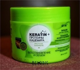 Отзыв на товар: Бальзам для волос всех типов Восстановление и объем Keratin + Протеины кашемира. Белита - Витэкс.