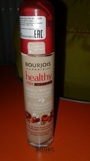 Отзыв на товар: Тональный крем-сыворотка Healthy mix serum. Bourjois.