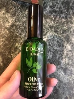 Отзыв на товар: Несмываемое масло-флюид для волос с экстрактом оливы. Bioaqua.