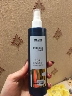 Отзыв на товар: Несмываемый крем-спрей 15 в 1. OLLIN Professional.