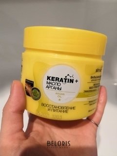 Отзыв на товар: Бальзам-масло для волос всех типов Восстановление и питание Keratin + Масло арганы. Белита - Витэкс.