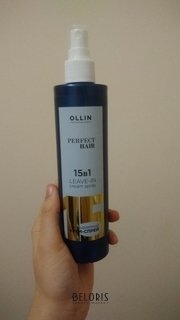 Отзыв на товар: Несмываемый крем-спрей 15 в 1. OLLIN Professional.
